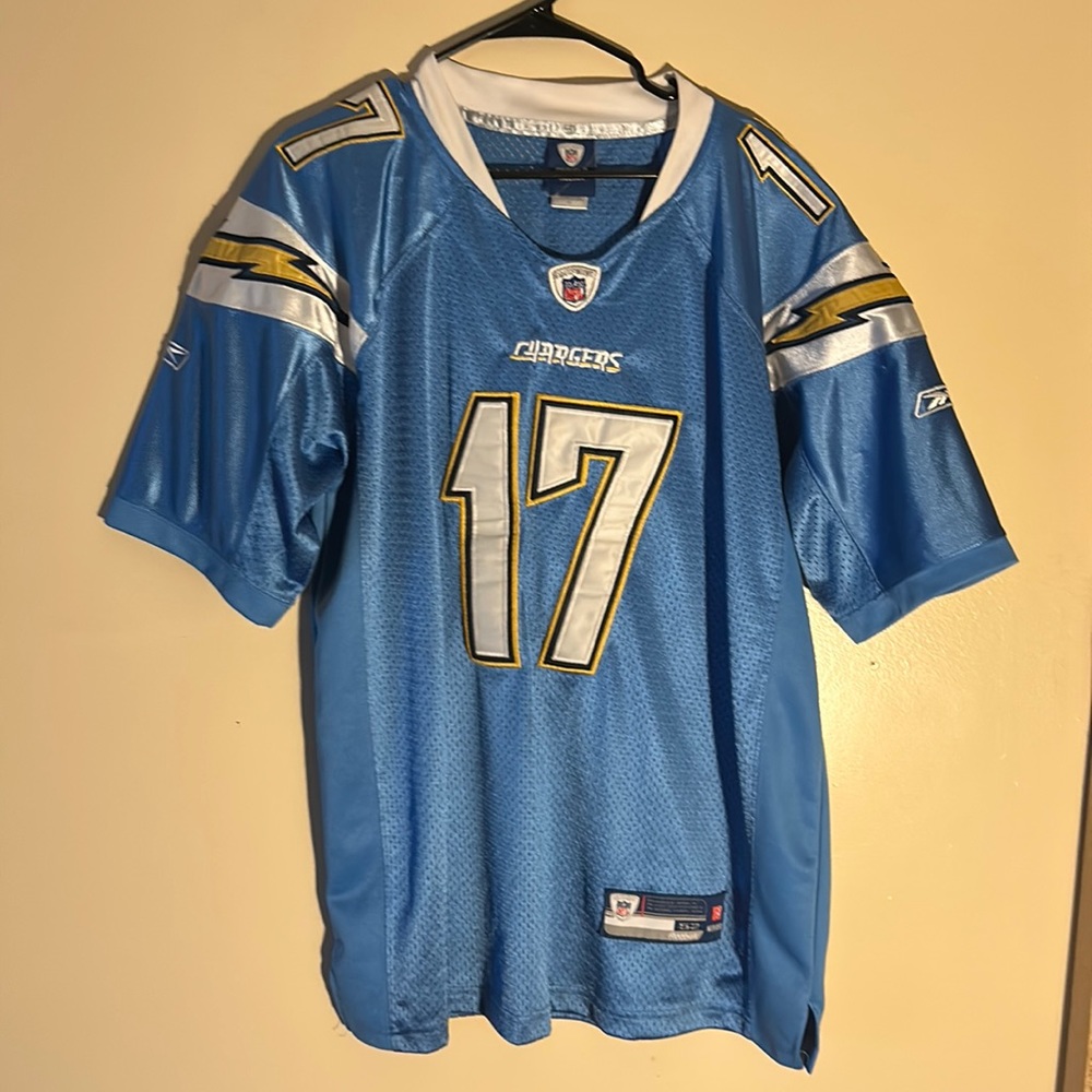 NFL Philip Rivers powder blue alternate jersey size 52 on field Reebok (size XL)